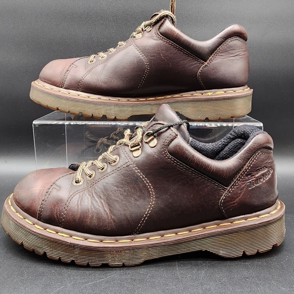 Dr. Martens 12 Brown 8312 Leather Oxford Grunge Gorpcore Punk Industrial Rugged